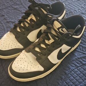 Nike Dunk Low Black White - Size 10 Pre-owned